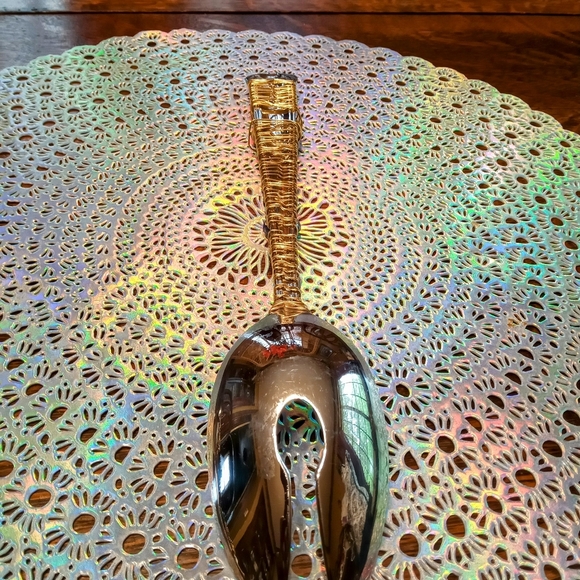 Beaded Wire wrapped Stainless Steel Serving Utensils - Picture 7 of 9